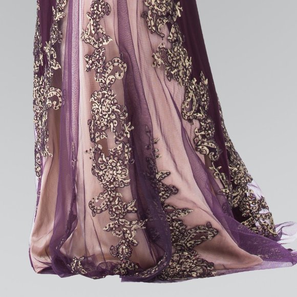 High Neck Sleeveless Sheath Prom Dress GSGL2204 - Picture 6 of 9